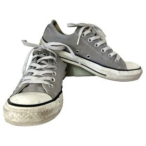 Converse All Star Chuck Taylor Womens 7.5 Mens 5.5 Shoes Grey Low Top Sneaker